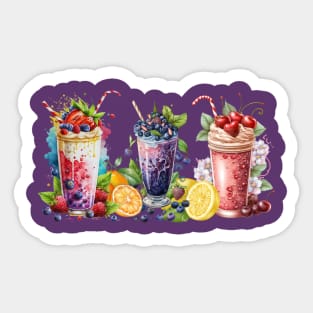 A smoothie a day keeps the bad vibes away Sticker